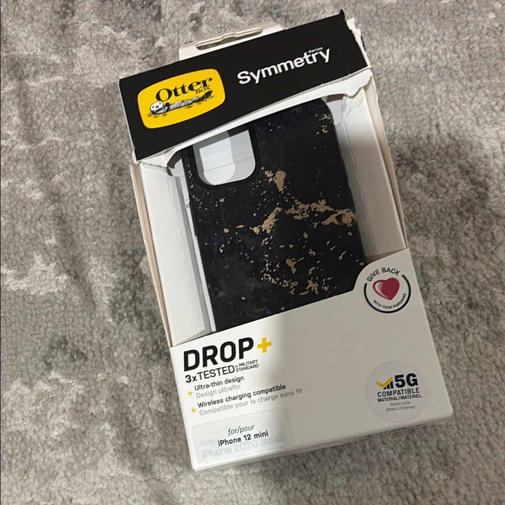 OtterBox Black and Gold Rugged iPhone Case